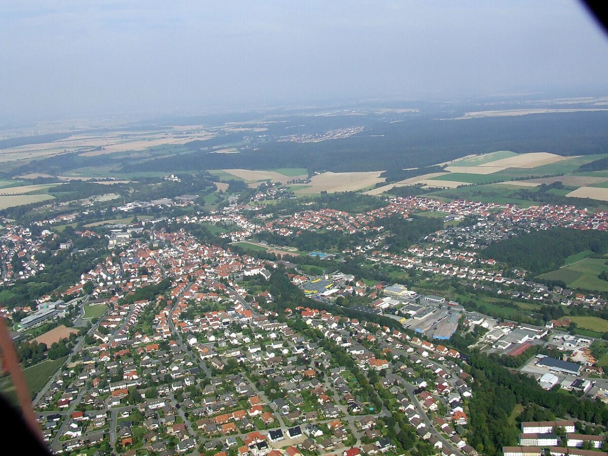 Luftaufnahme von Büren
