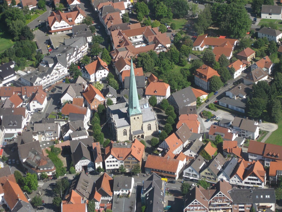 Luftbild von Delbrück